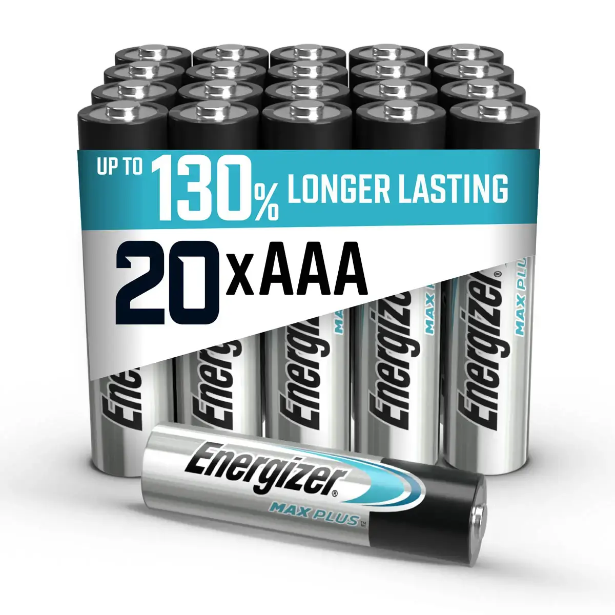 20 Piles alcalines LR3 (AAA) Max Plus - ENERGIZER