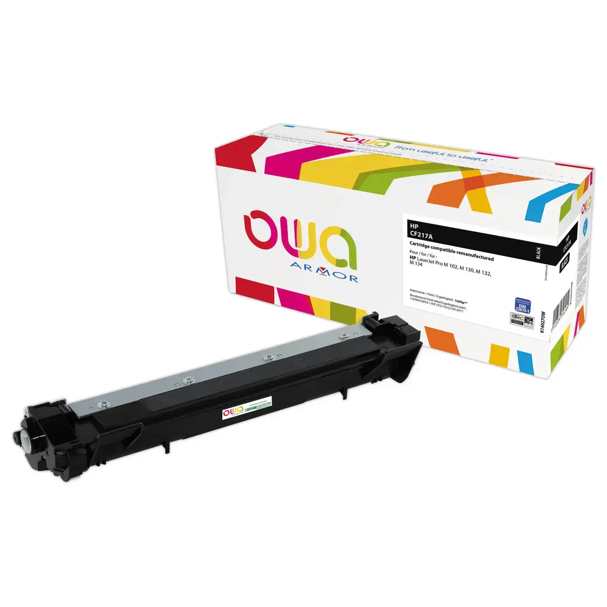 Toner éq. HP CF217A, CANON 2164C002 - Noir - OWA