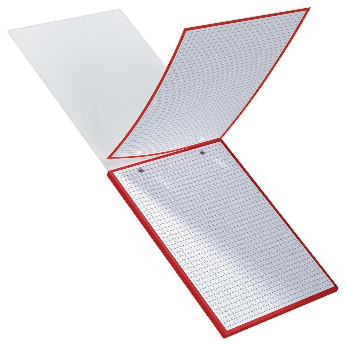 Bloc 30 feuilles de fiches bristol rouge A5 5x5 