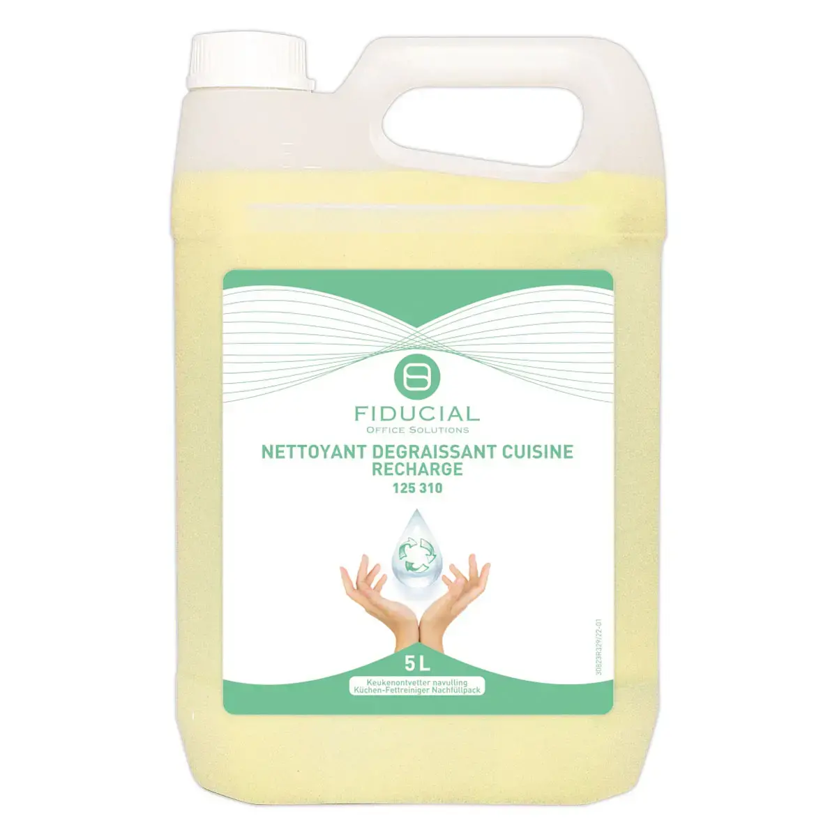 Nettoyant dégraissant cuisine, recharge de 5 Litres.