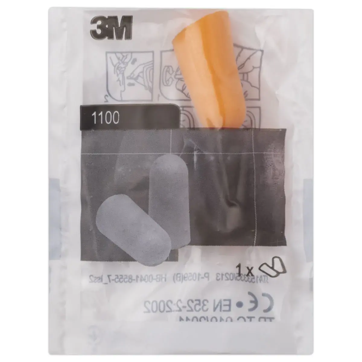 200 paires de bouchons d'oreilles mousse - Atténuation de 37 dB - 3M