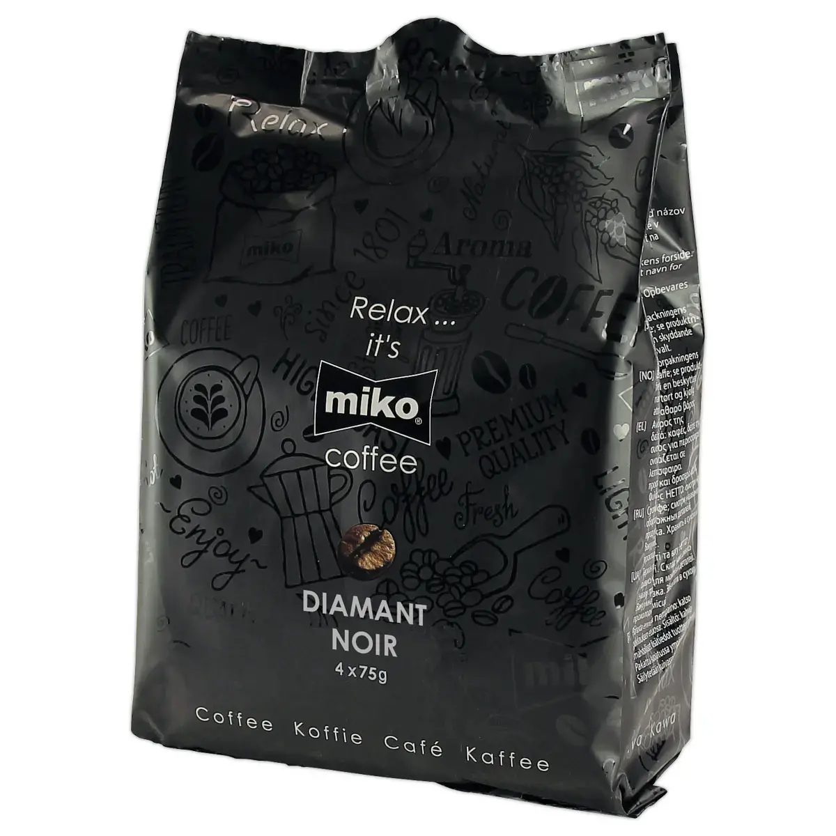 36 Doses de café en filtre - Qualité Diamant Noir - MIKO