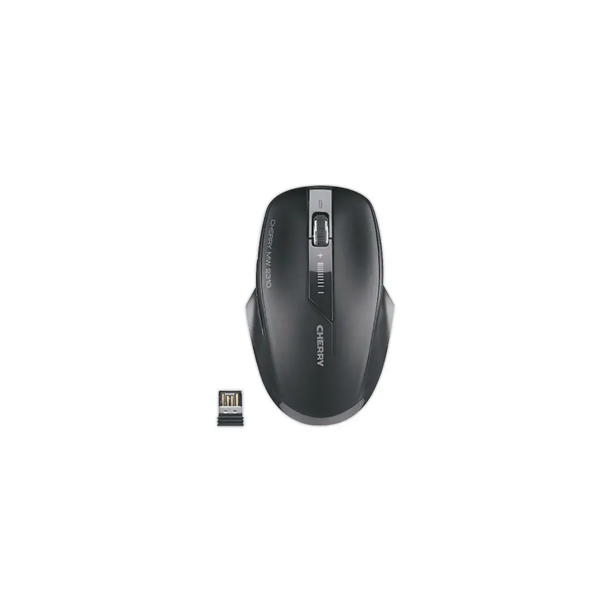 Souris Cherry - Sans fil MW-2310 2.0 - Nano USB - Noir 