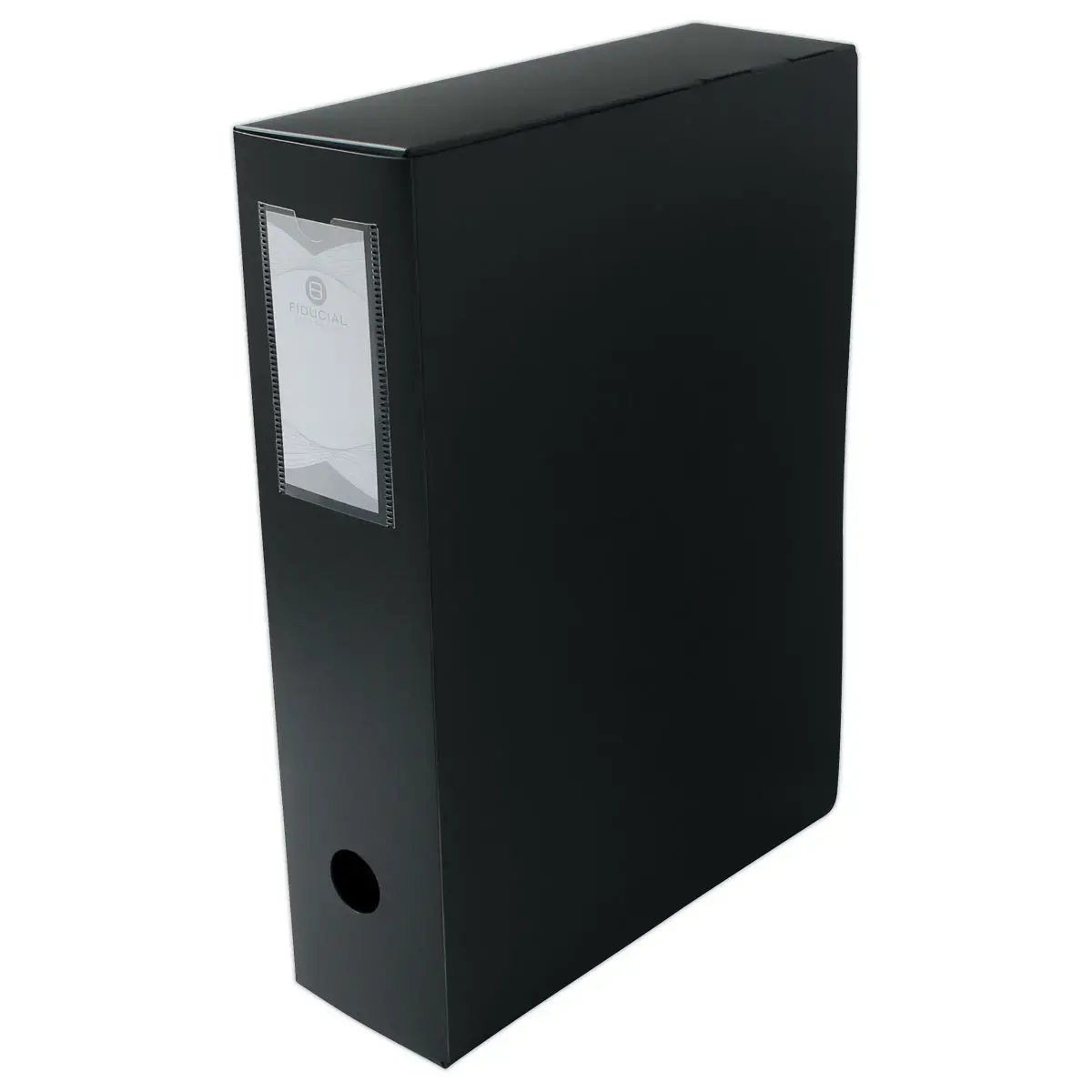 Boîte de classement polypropylène - Dos 8 cm - noir - FIDUCIAL
