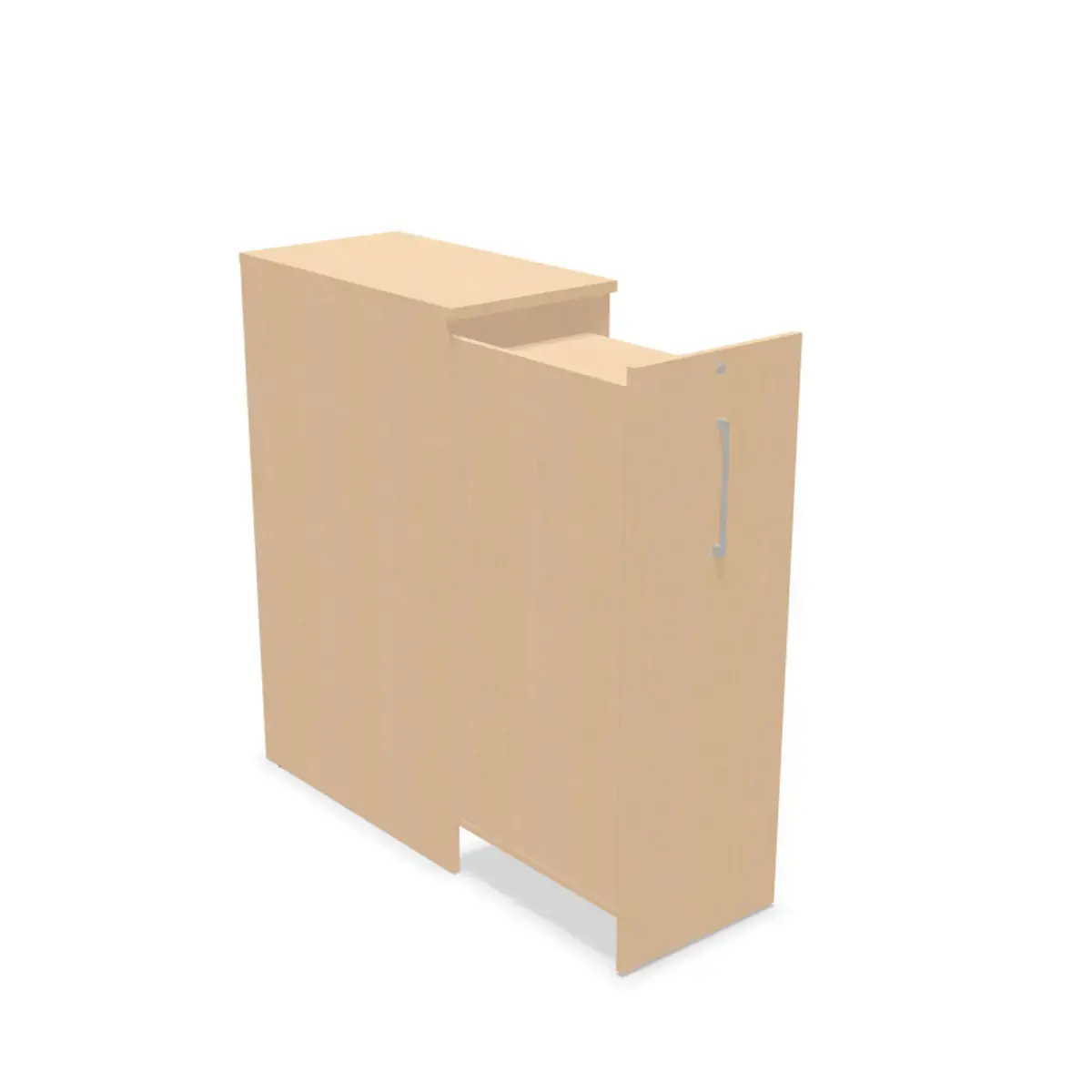 Armoire Orga Tower - Ouverture &agrave; gauche - H 130 cm - H&ecirc;tre 
