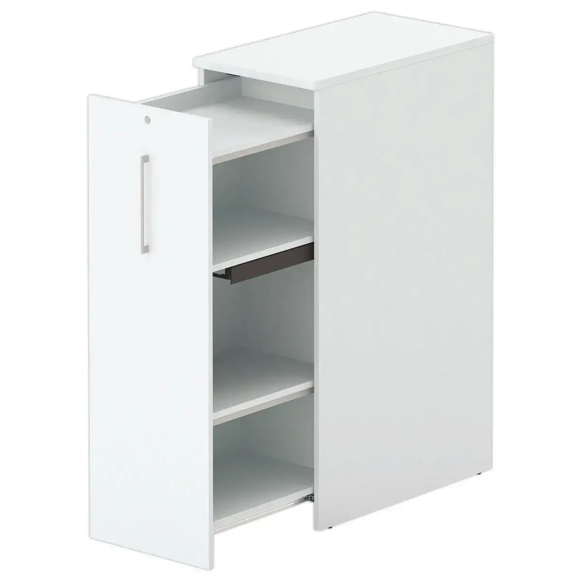 Armoire Orga tower ouverture à gauche H1300 gris