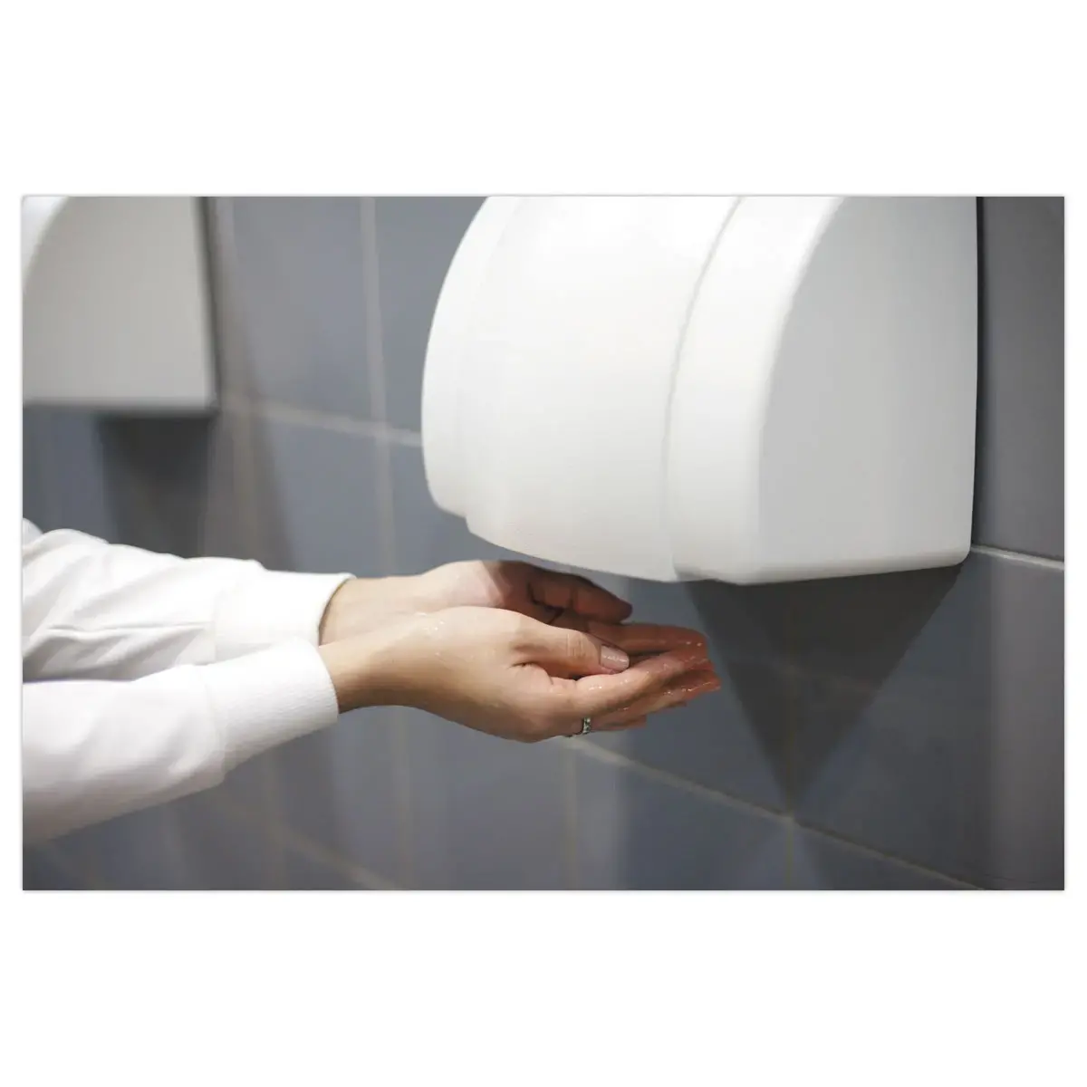 Sèche-mains CX550 Inox Blanc 304