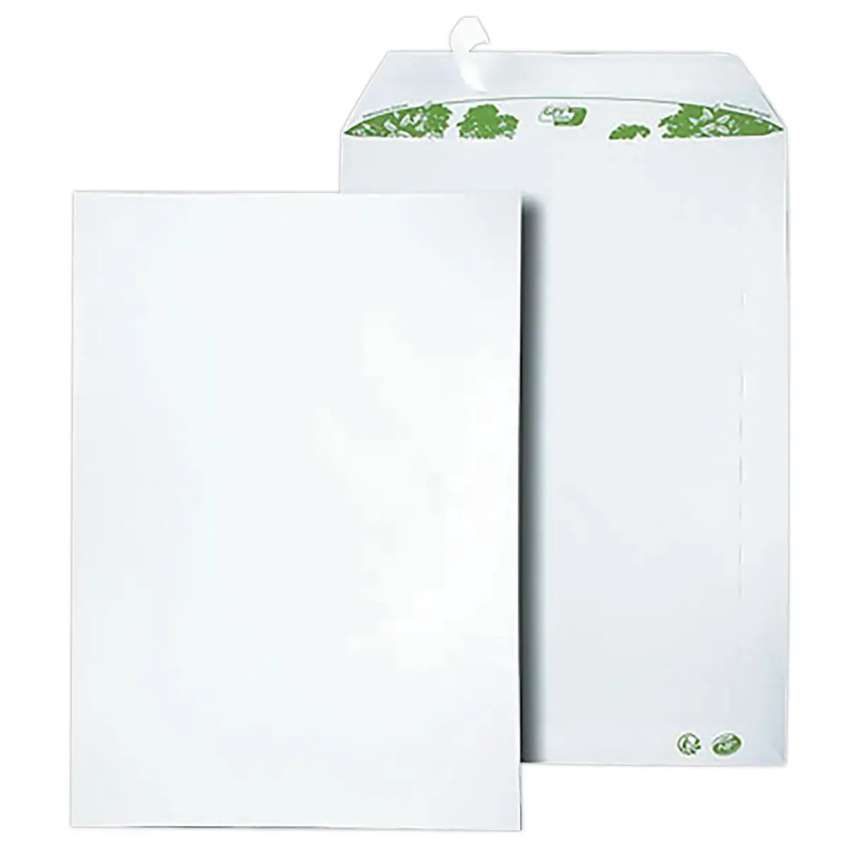 250 Pochettes blanches - 229x324 mm - sans fenêtre - 90g - GPV