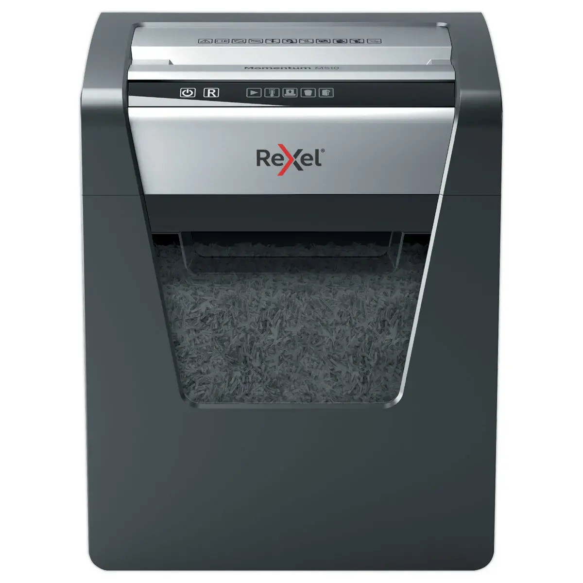 Destructeur de documents manuel Rexel Momentum M510 - Coupe Micro - 10 feuilles - 23L - REXEL