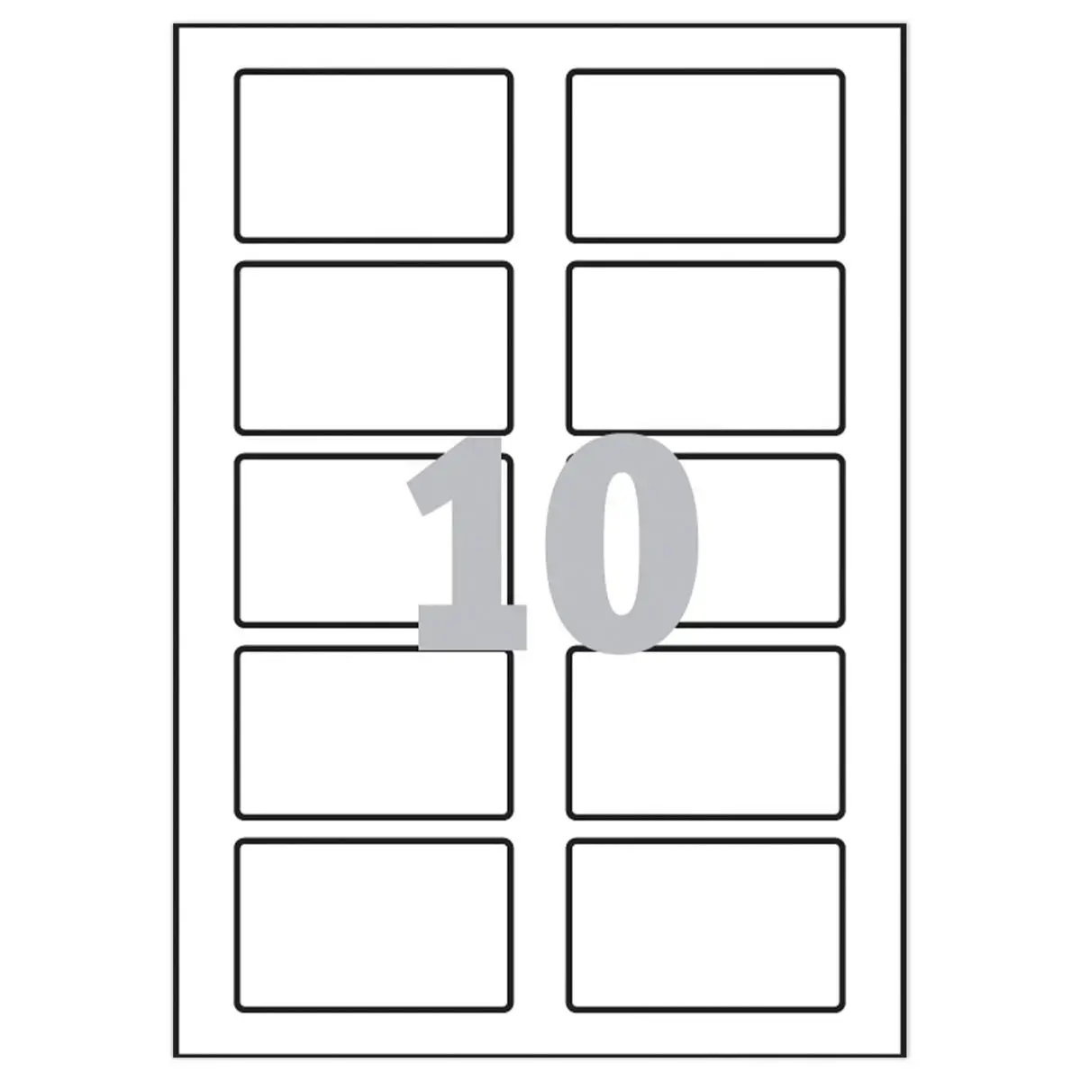 150 Badges adhésifs personnalisables - 8 x 5 cm - AVERY