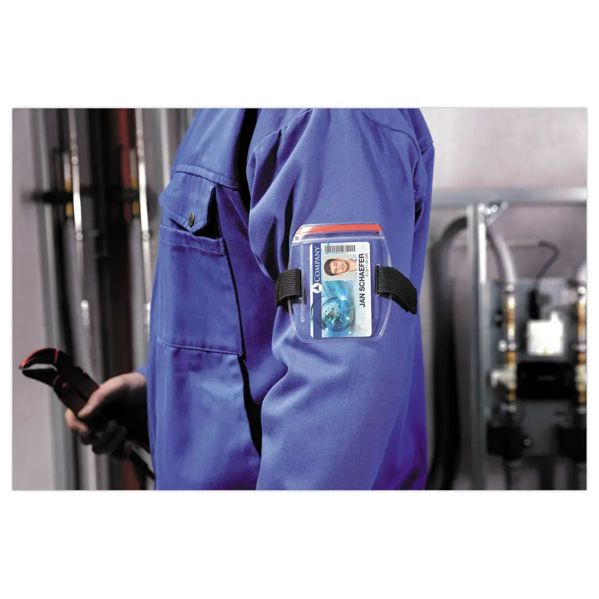 10 Brassards porte-carte - DURABLE