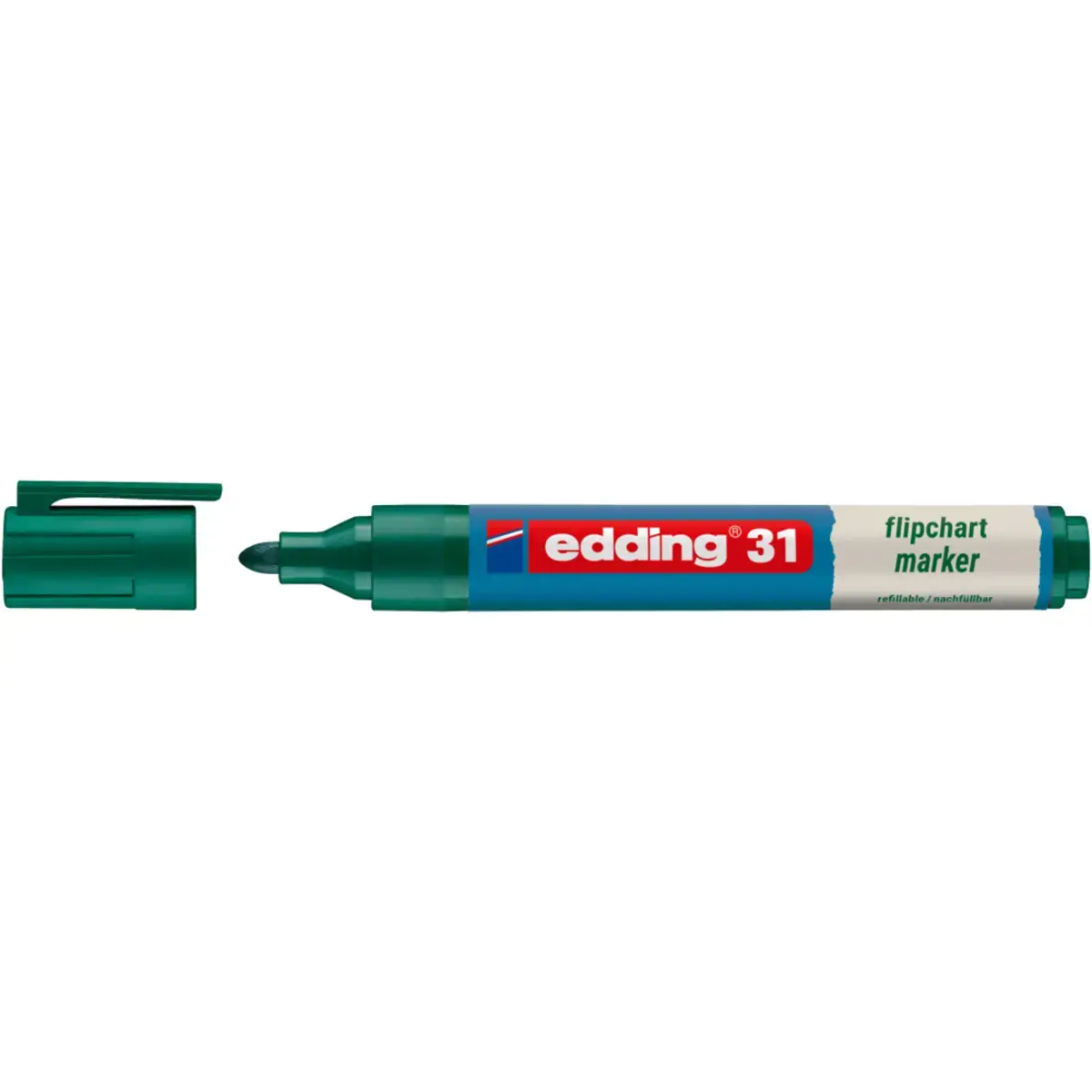 Marqueur pour chevalets - E31 - vert - EDDING