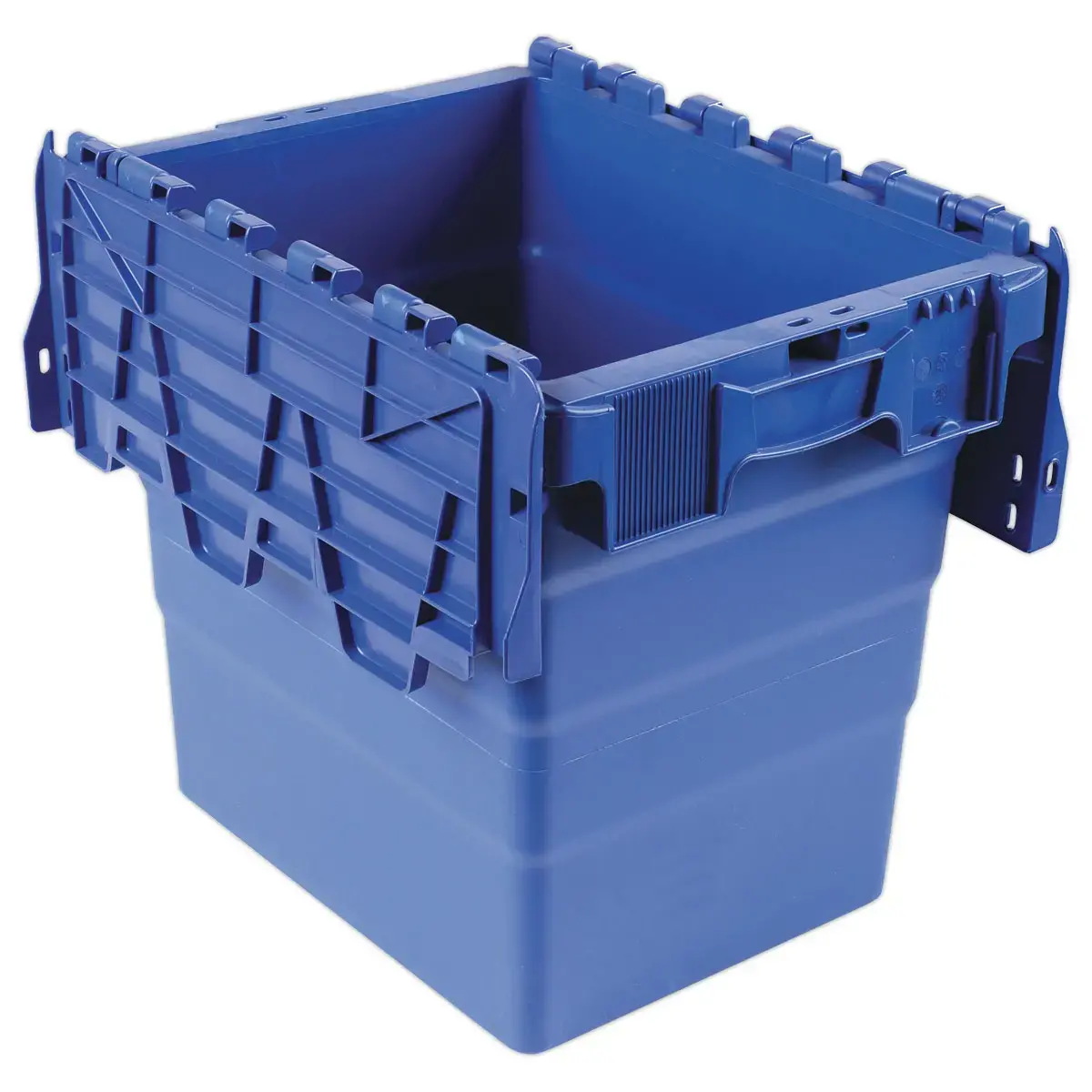 Bac navette gerbable 32 litres bleu
