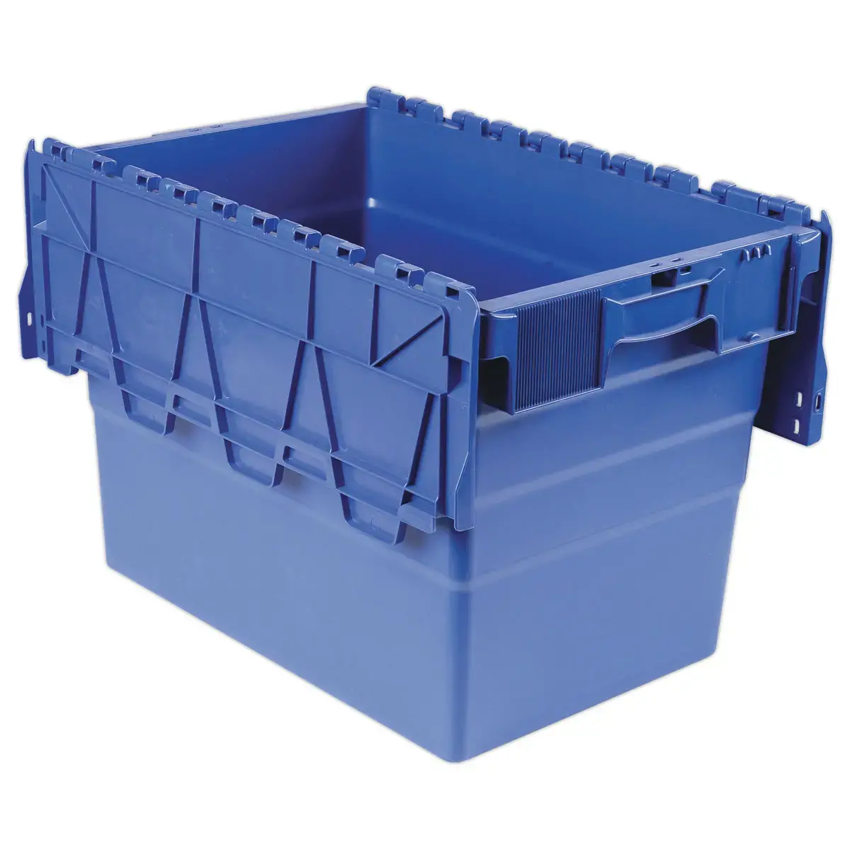 Bac navette gerbable 78 litres bleu