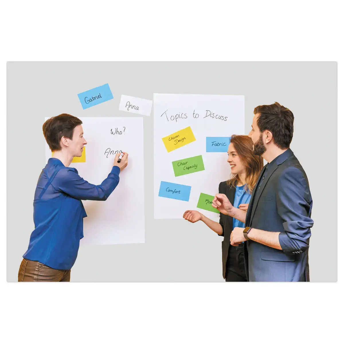 Rouleau 25 feuilles électrostatiques Magic Chart - Version tableau blanc - 60 x 80 cm - LEGAMASTER