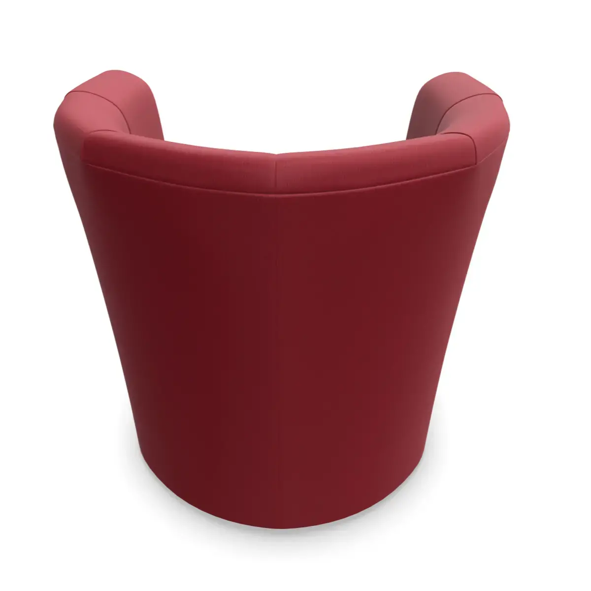 Si&egrave;ge une place simili cuir rouge 