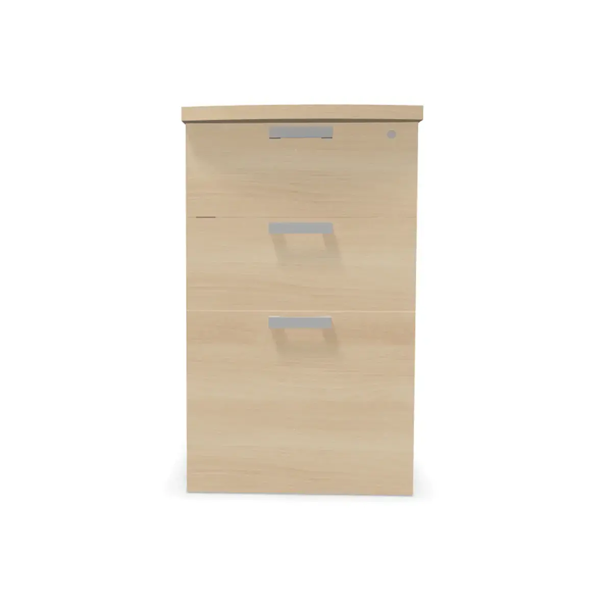 Caisson de bureau 3 tiroirs - Acacia clair
