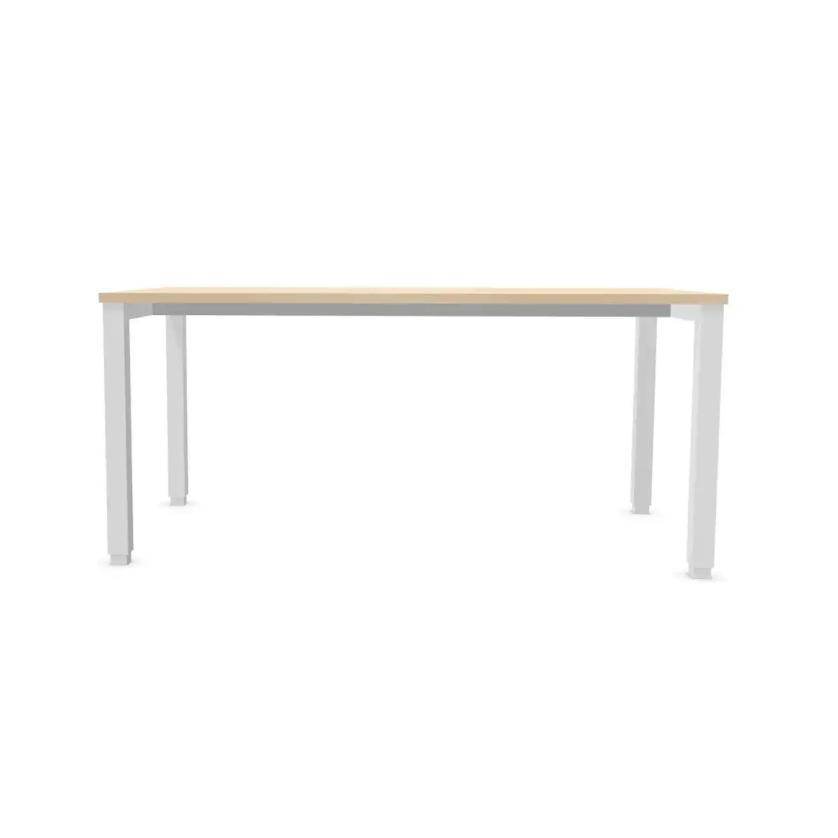 Bureau BRUXELLES 180 x 80 acacia - pieds blancs