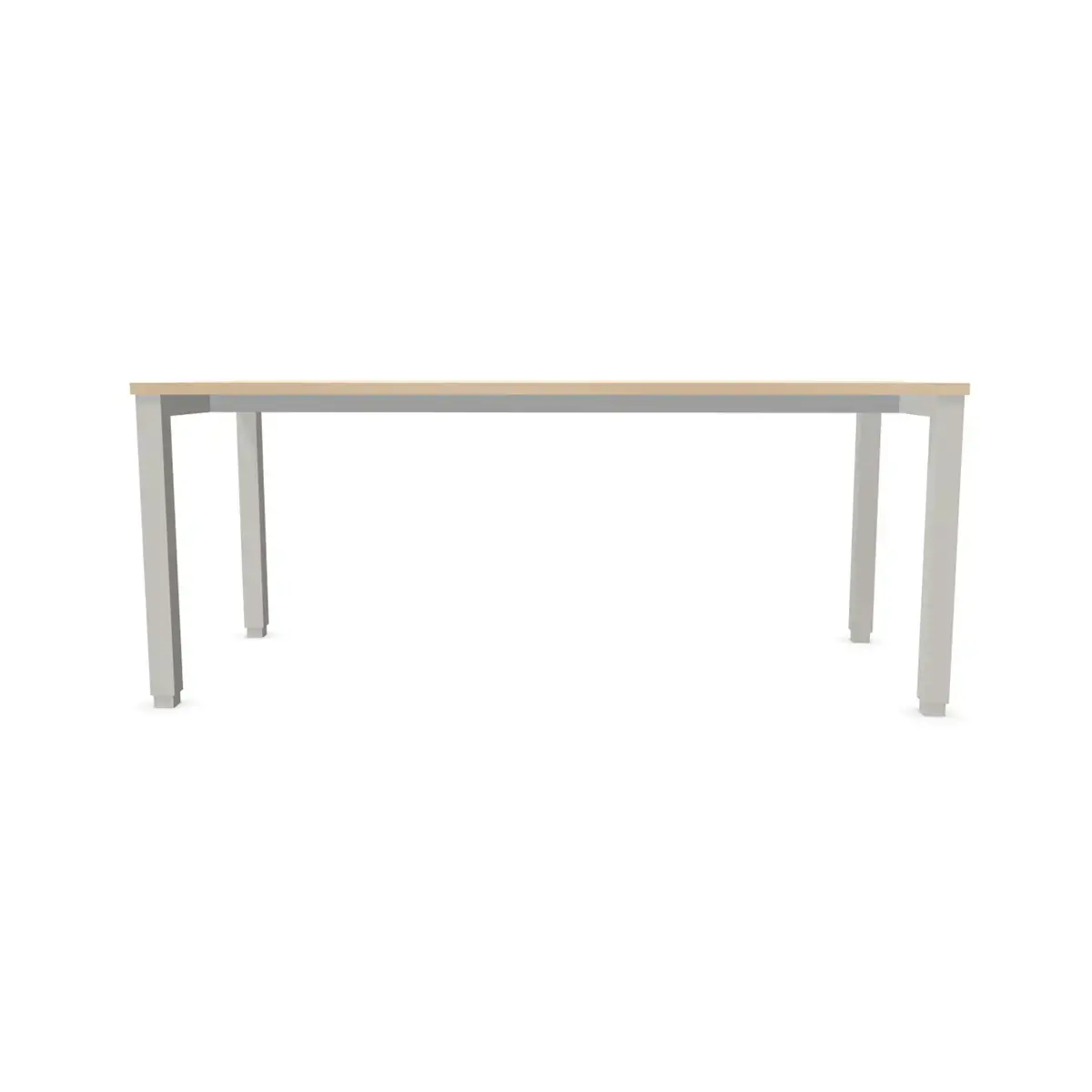 Bureau BRUXELLES 180 x 80 acacia - pieds aluminium