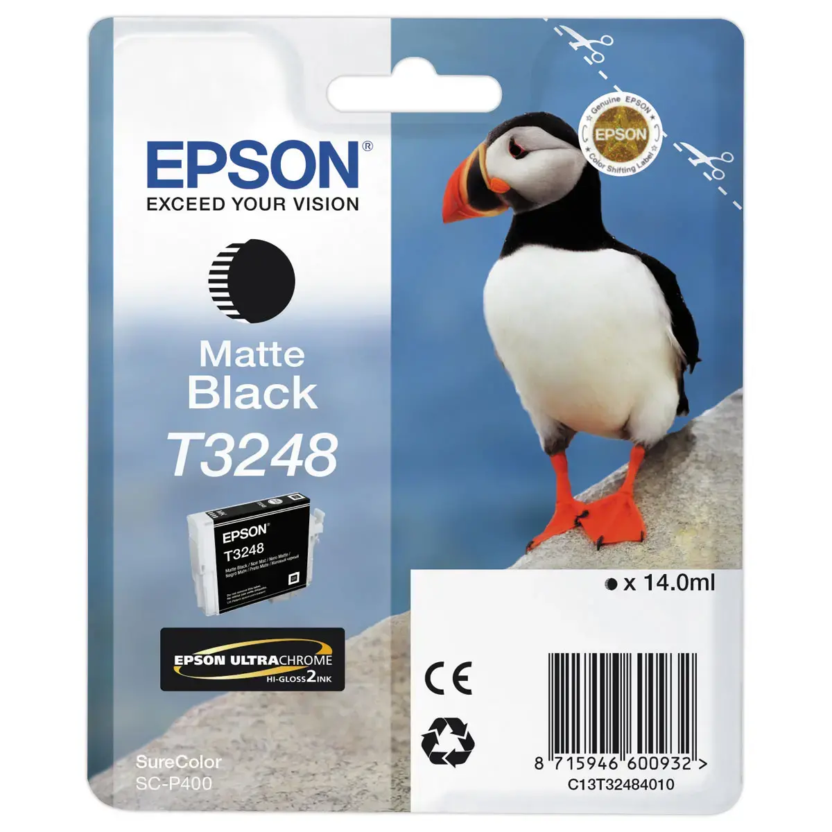 Cartouche Epson T3248 noir mat