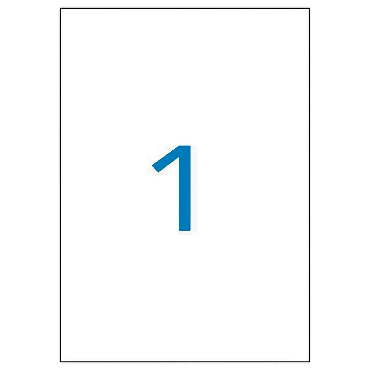 100 Planches d'&eacute;tiquettes multi-usages - 210x297 mm - APLI 