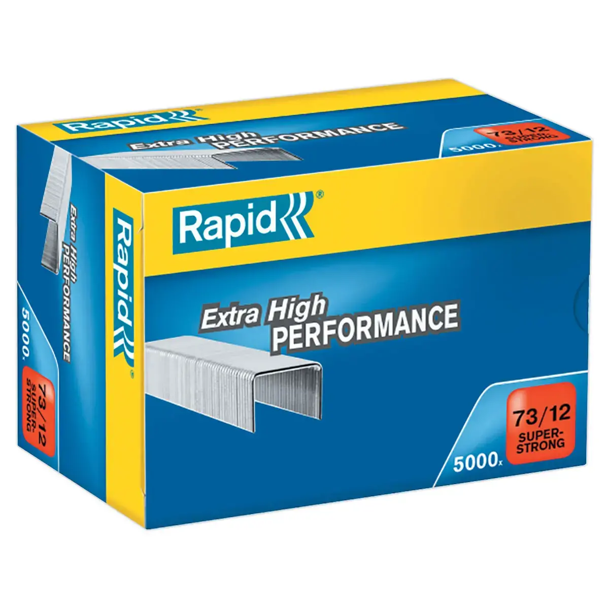 5000 Agrafes 73/12 pour agrafeuses grande capacit&eacute; - RAPID 