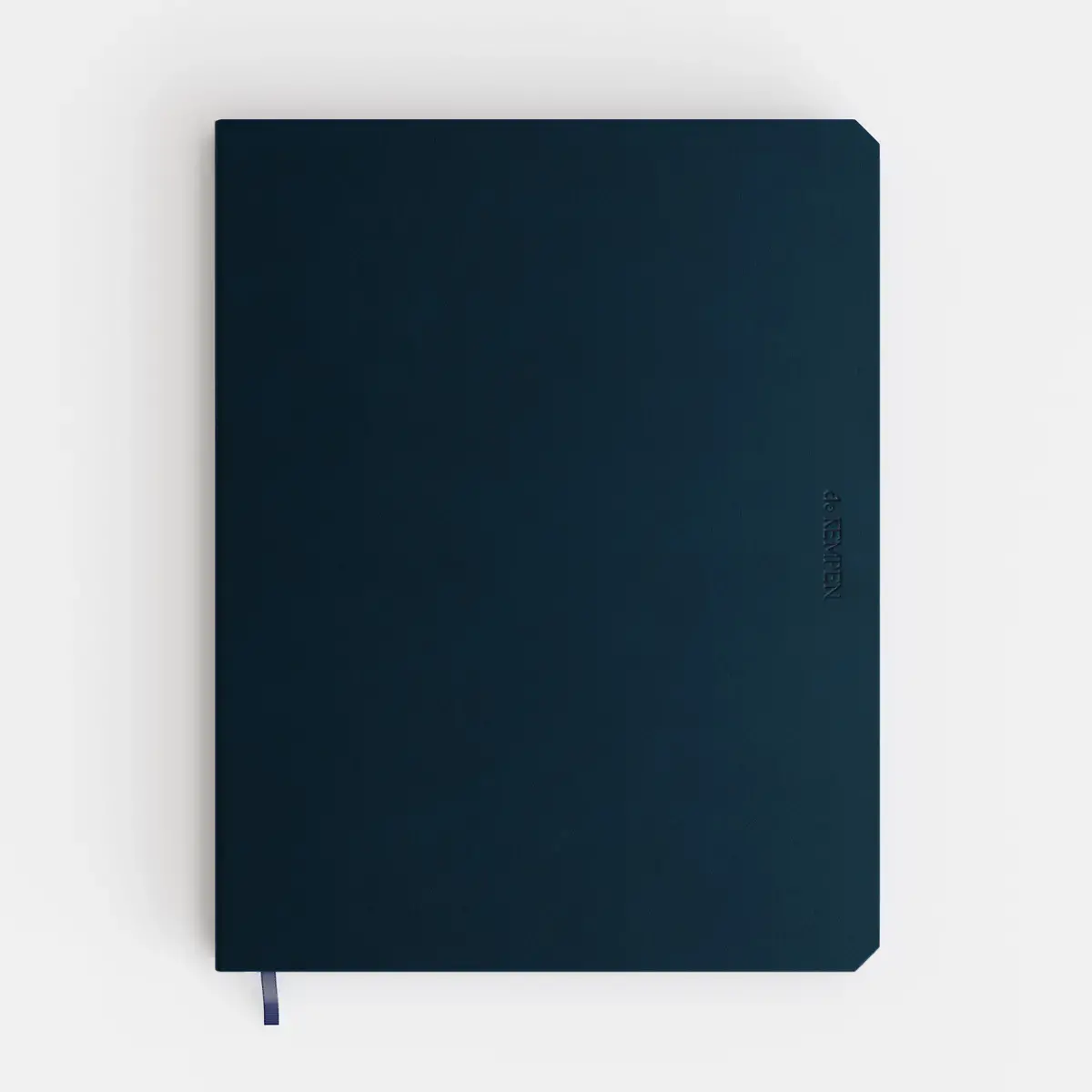 Carnet de Kempen large lign&eacute; Ashblack - Noir 