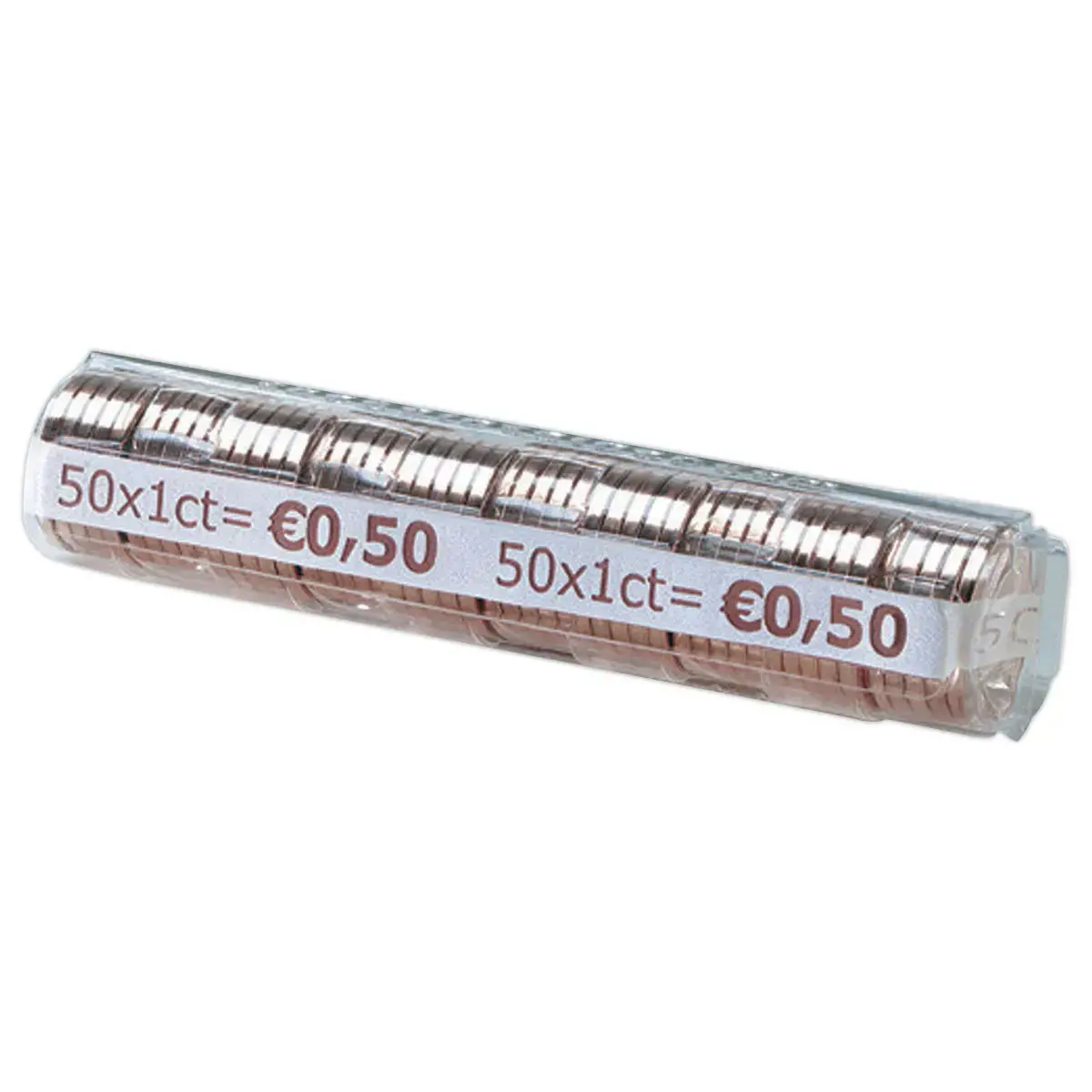 250 Coques plastique - 50 pi&egrave;ces - 1 centime 