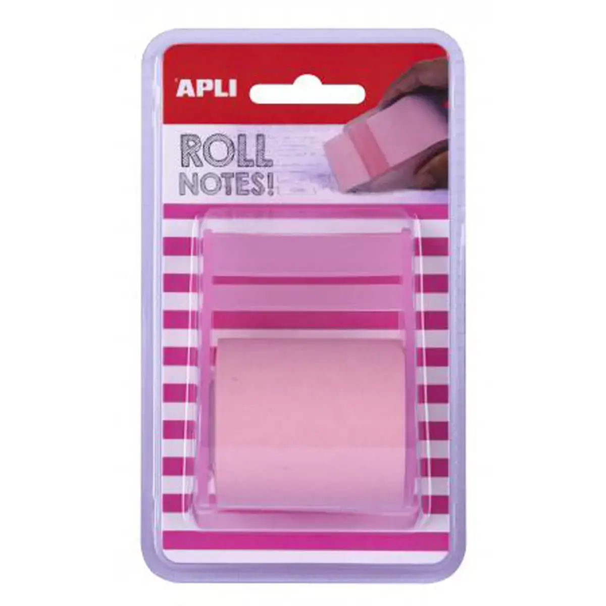 Dévidoir de notes - Rouleau de 10 m x 6 cm - Jaune