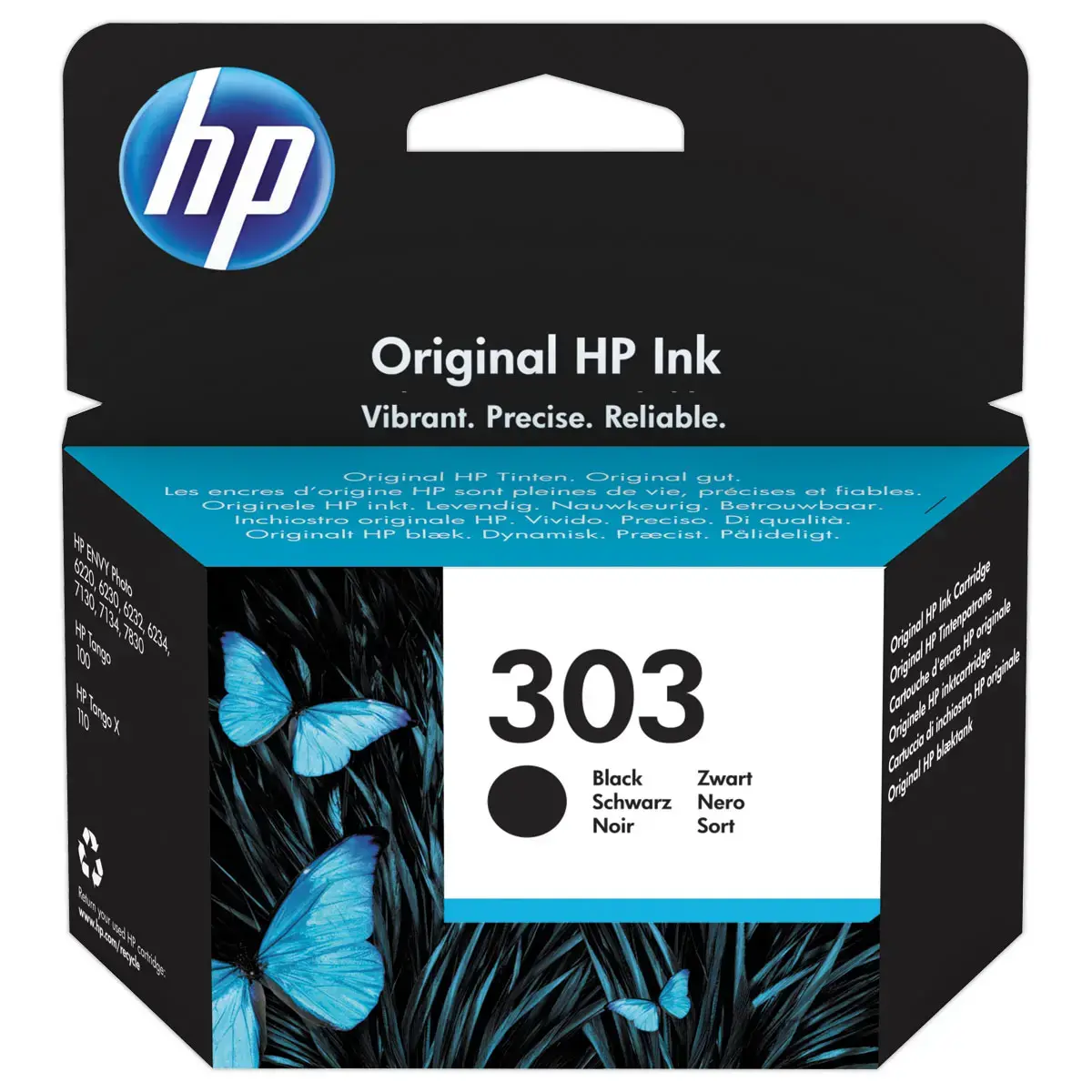 HP 303 cartouche d'encre noire T6N02AE - HP
