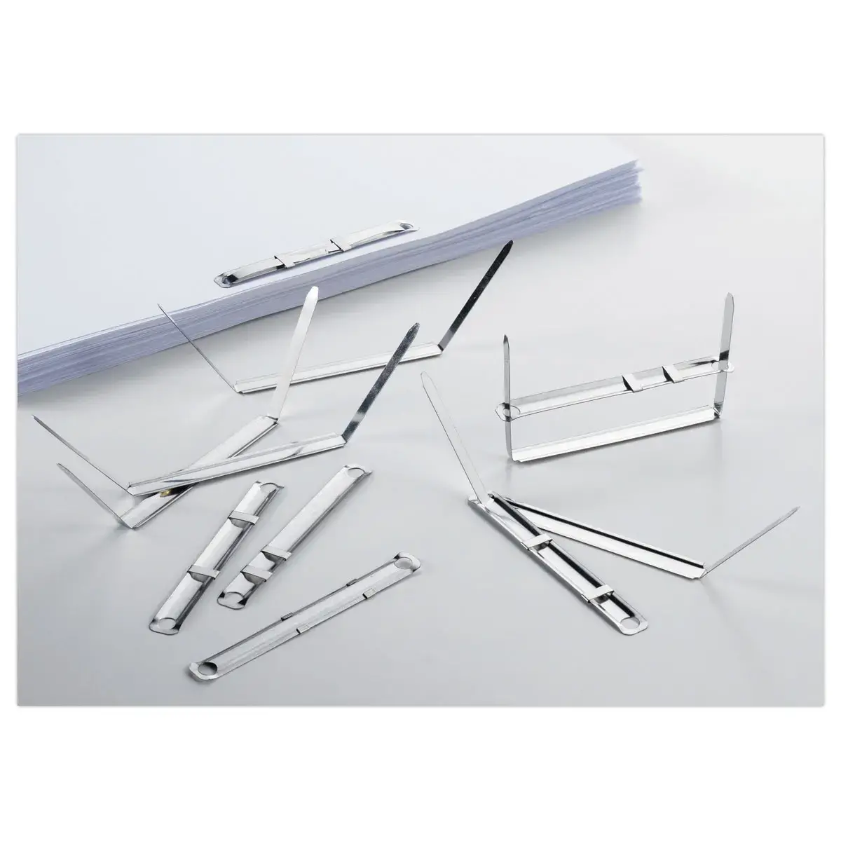 50 Attaches d'archivage métalliques