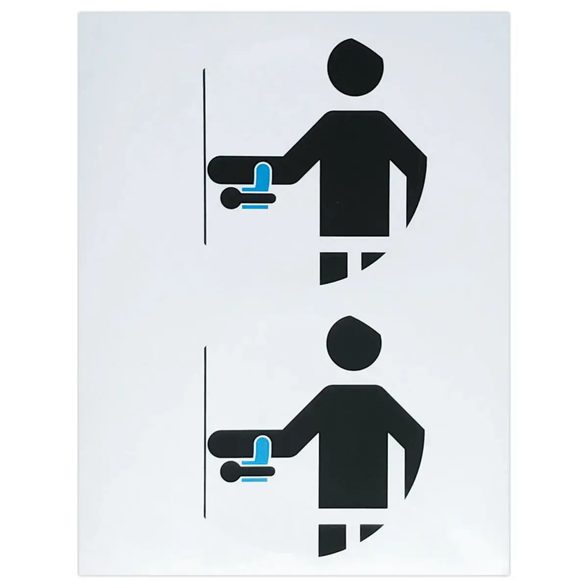 2 poign&eacute;e de porte, adaptateur ouverturesans les mains,handicap/hygi&egrave;ne 