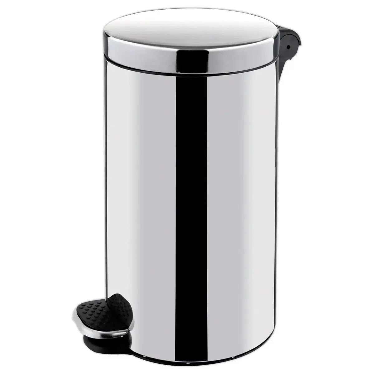 Poubelle &agrave; p&eacute;dale 30 litres - Inox 