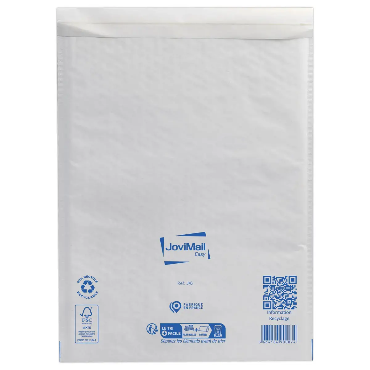 50 Pochettes matelassées à bulles d'air blanches Sealed Air - 300 x 440 mm - JOVIMAIL