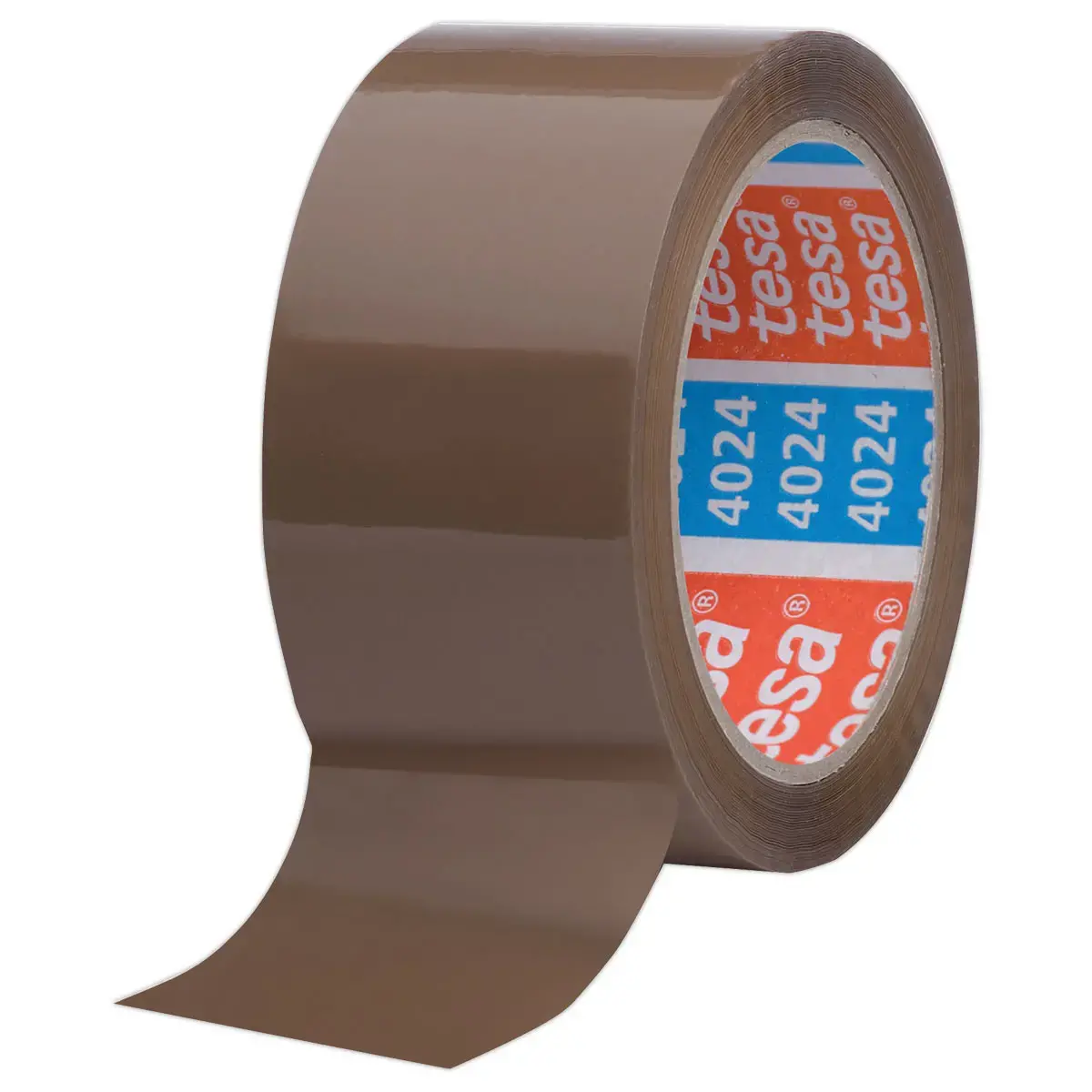 6 Rouleaux d'adh&eacute;sif d'emballage en polypropyl&egrave;ne - Havane - 66 m x 50 mm - Tesa 