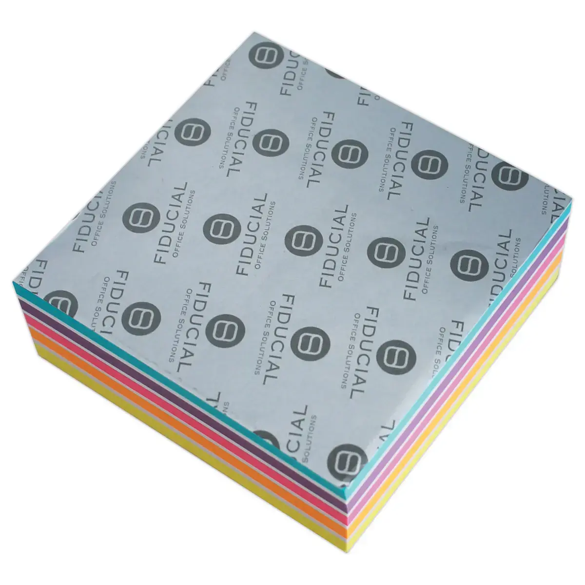 Bloc cube 320 feuilles - 76x76 mm - Couleurs assorties claires - FIDUCIAL OFFICE SOLUTIONS