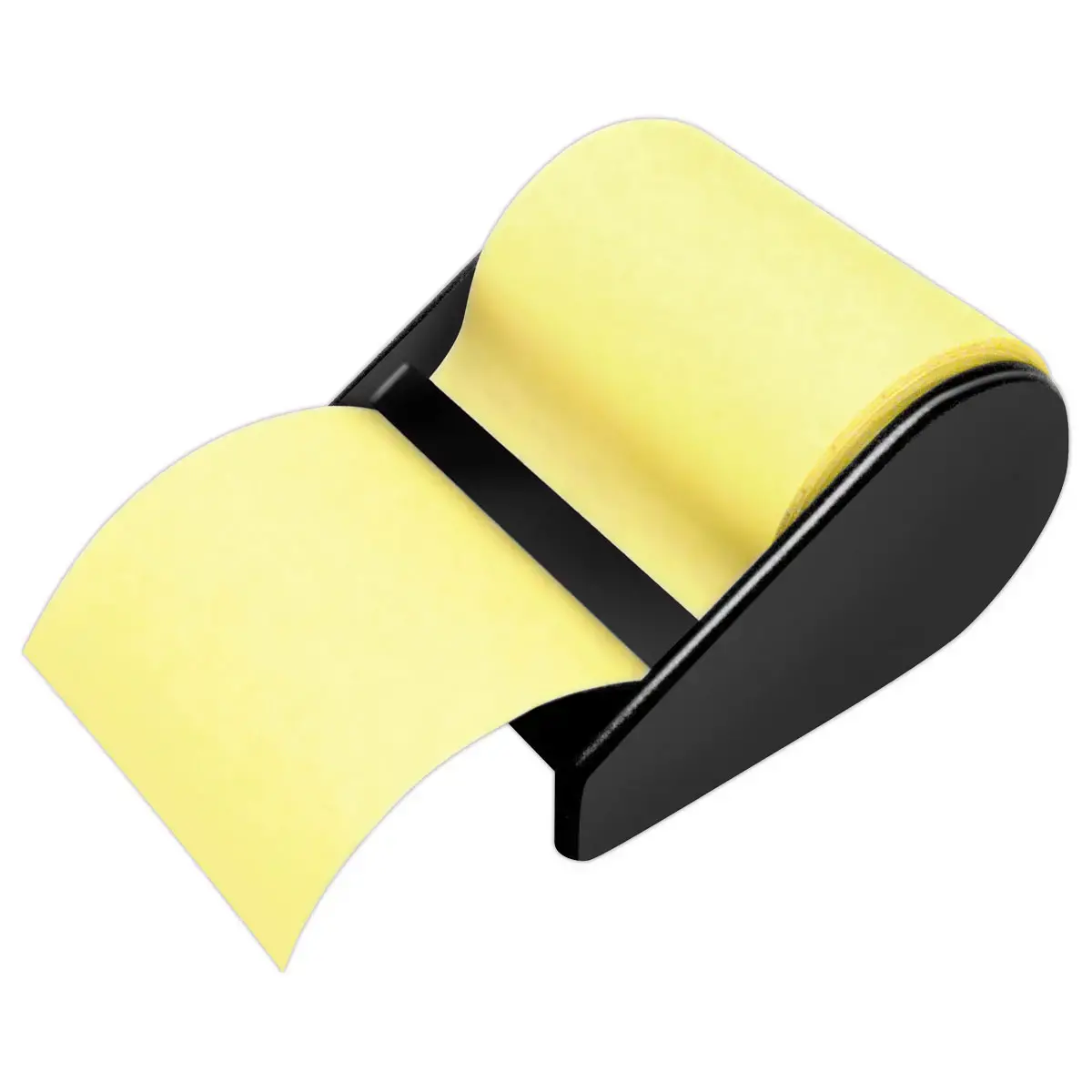 Dévidoir de notes - Rouleau de 10 m x 6 cm - Jaune