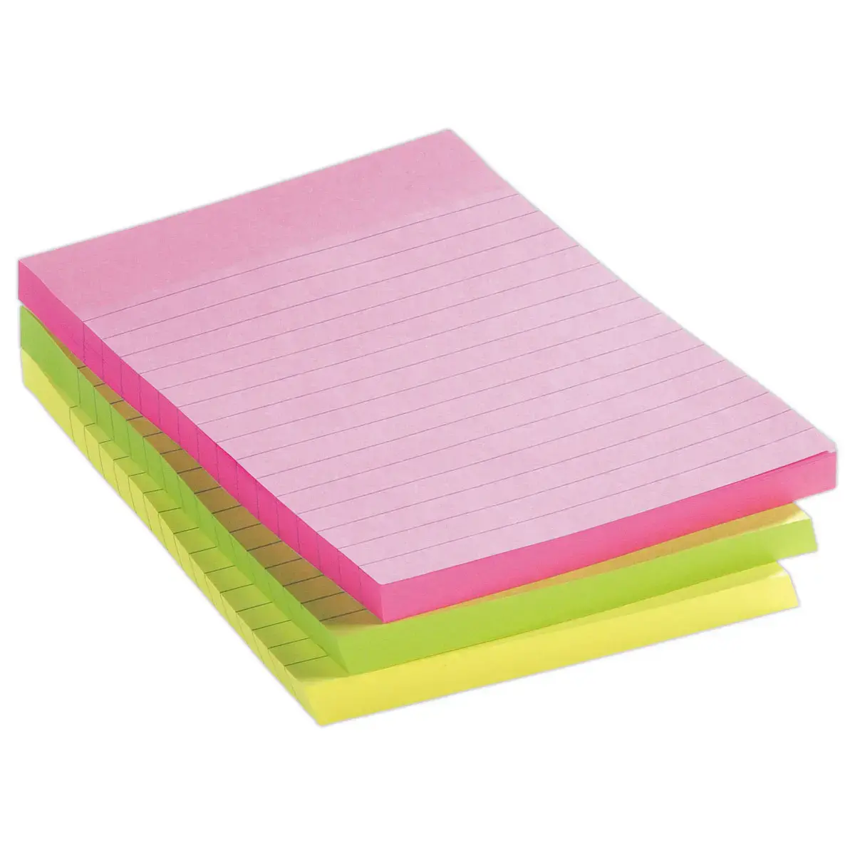 3 Blocs notes repositionnables lignées - 10,1 x 15 cm - FIDUCIAL OFFICE SOLUTIONS
