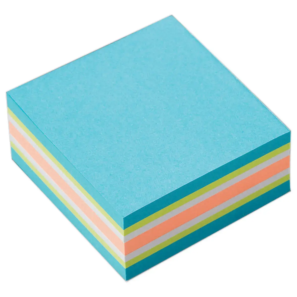 Mini-bloc cube FIDUCIAL 51x51 mm coloris assortis 250 feuilles