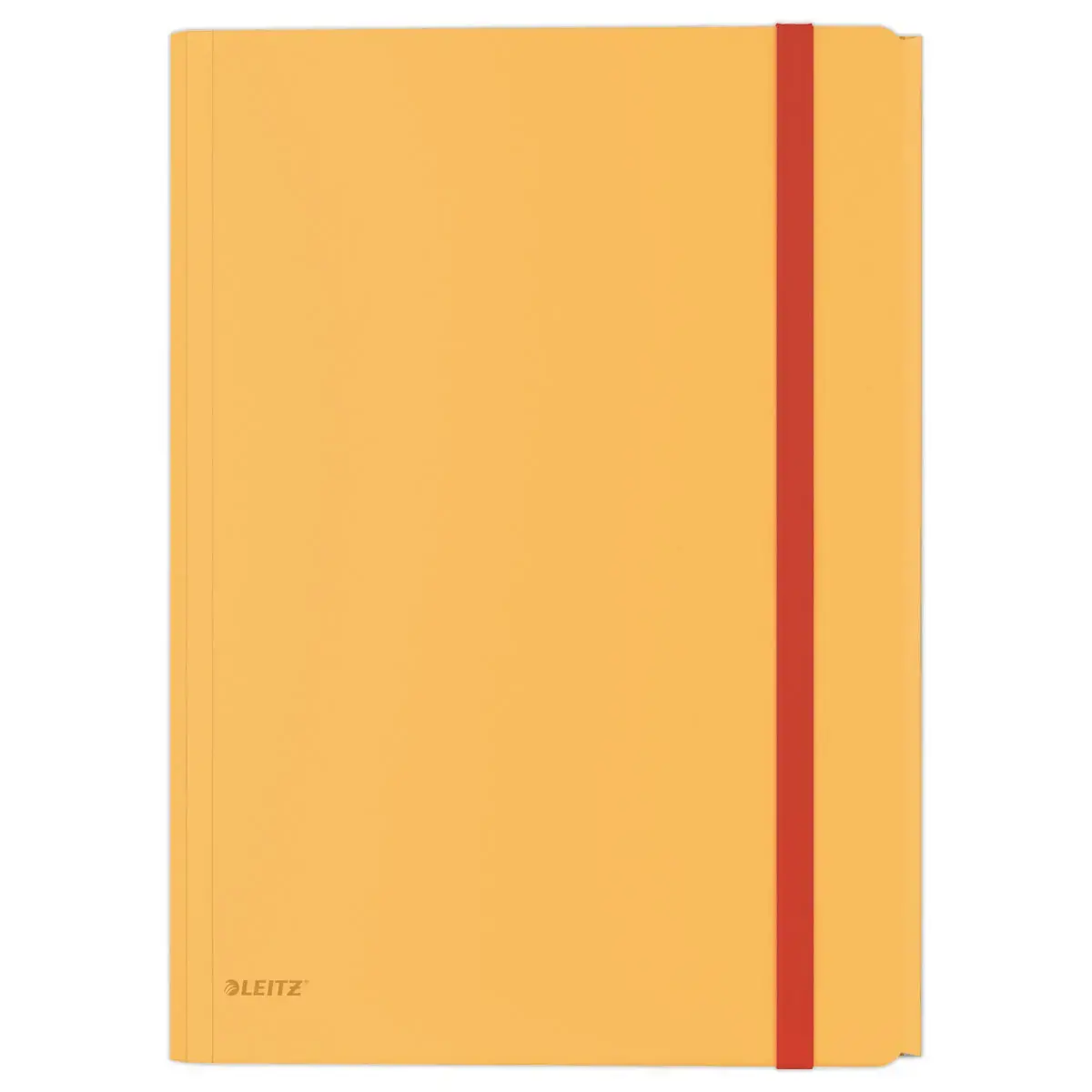 Chemise 3 rabats à élastique Cosy en polypropylène durable - Format A4 - Jaune - LEITZ