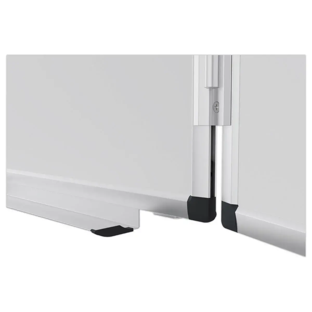 Tableau blanc triptyque UNITE PLUS - Surface &eacute;maill&eacute;e - 100 x 200 cm - Legamaster 