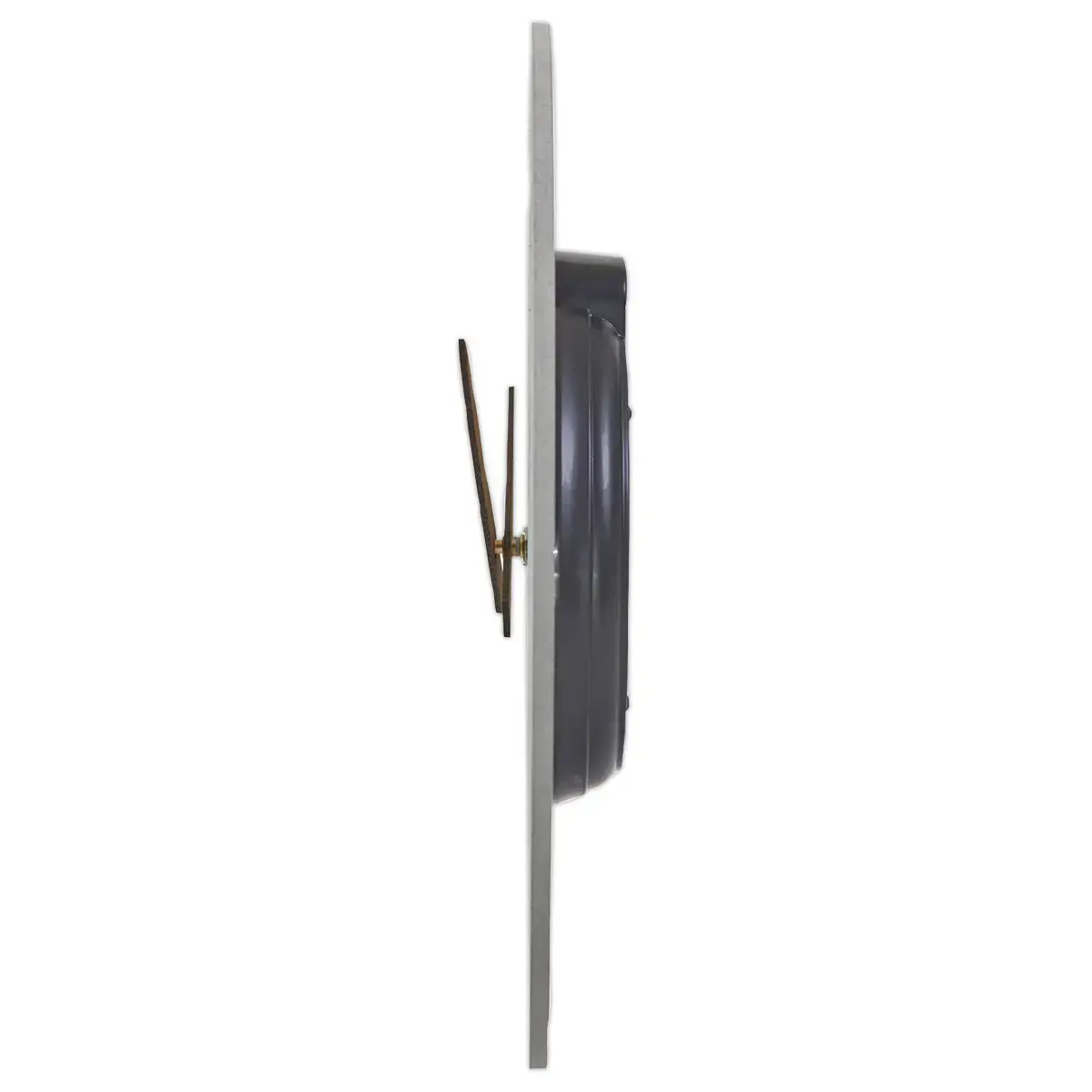 Horloge murale milena grise 30 cm cadran bois 