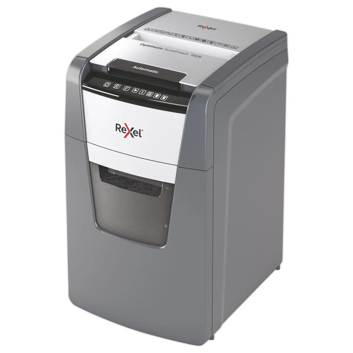 Destructeur Optimum Auto+ 150M - Coupe Micro - 150 feuilles - 44L - REXEL 