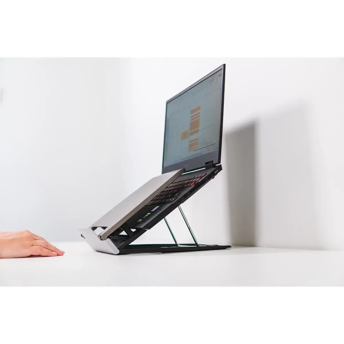 Support Q330 pour PC portable mobile et repliable