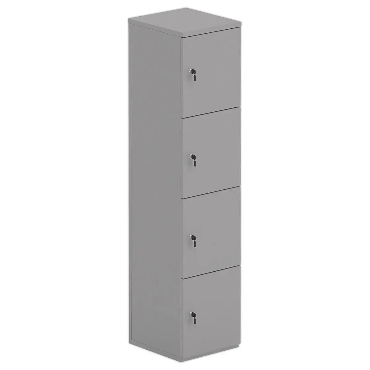 Tour 4 cases LOK 40x175 sans fente et clés, argent