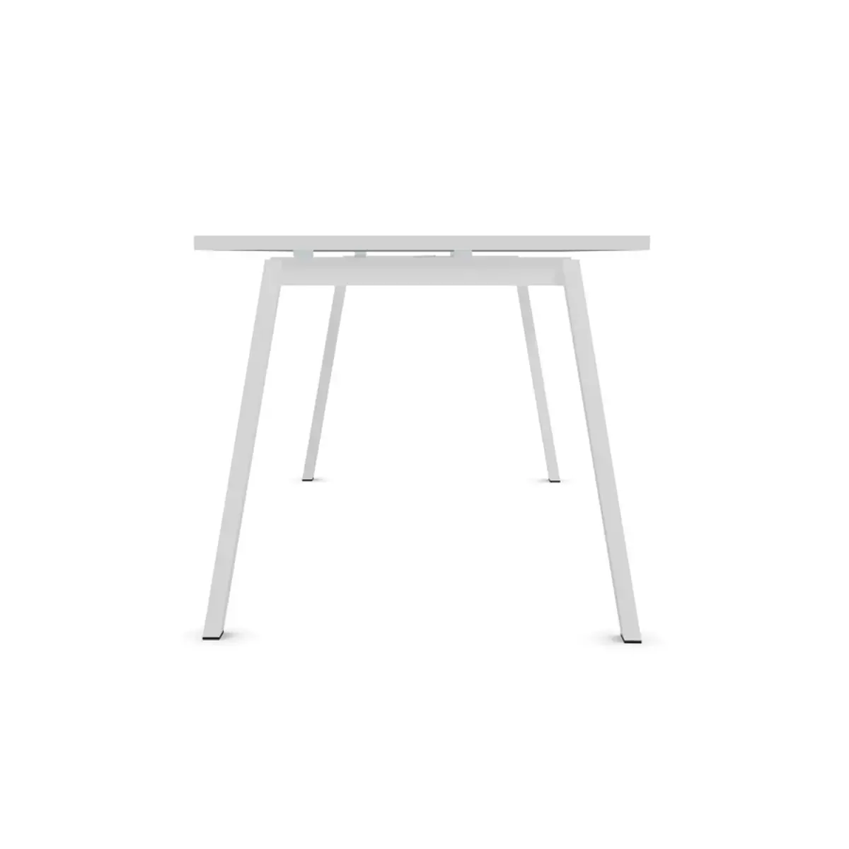 Bureau rectangulaire 180x80 Blanc / piét. Blanc BANGKOK