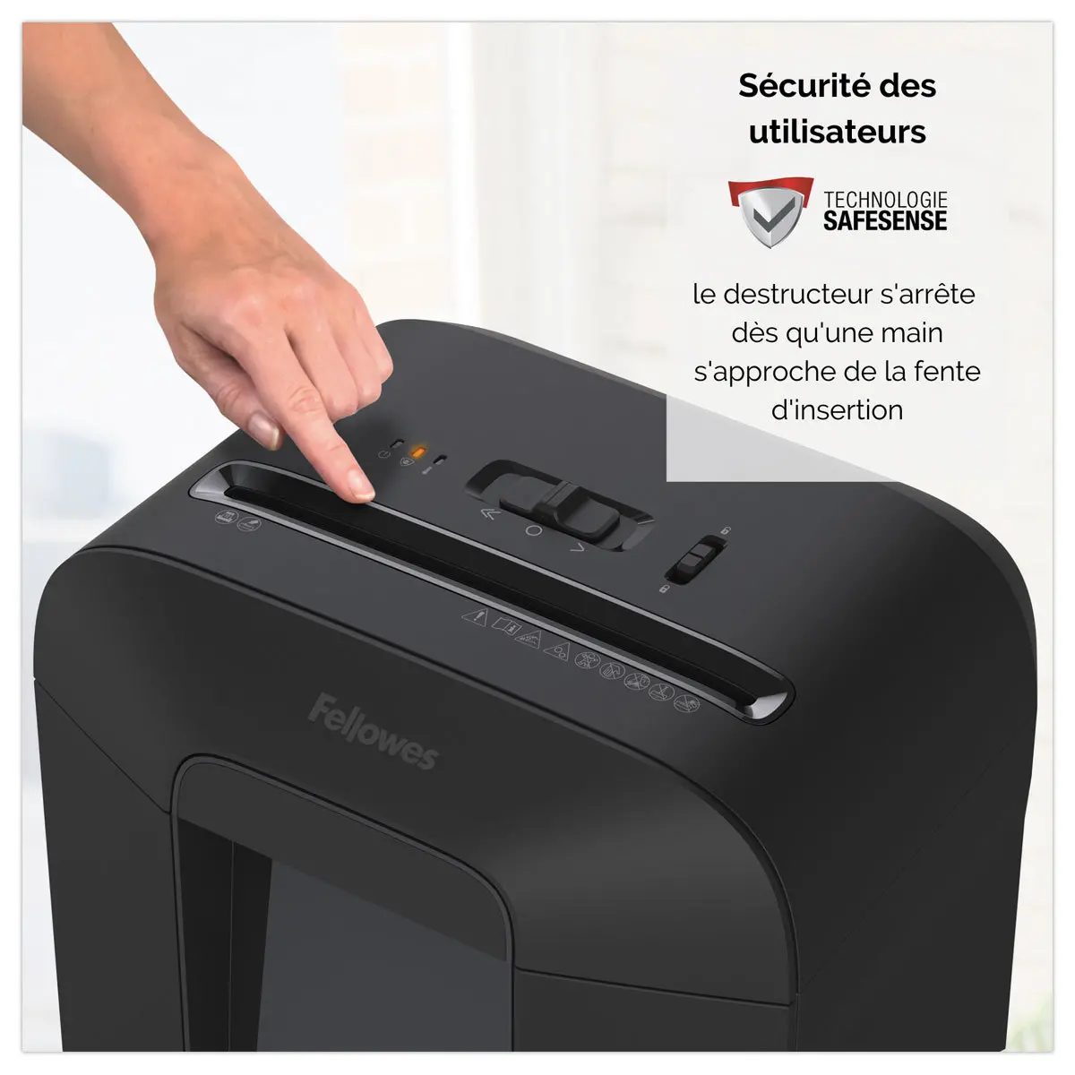 Destructeur Powershred® LX85 coupe croisée - FELLOWES