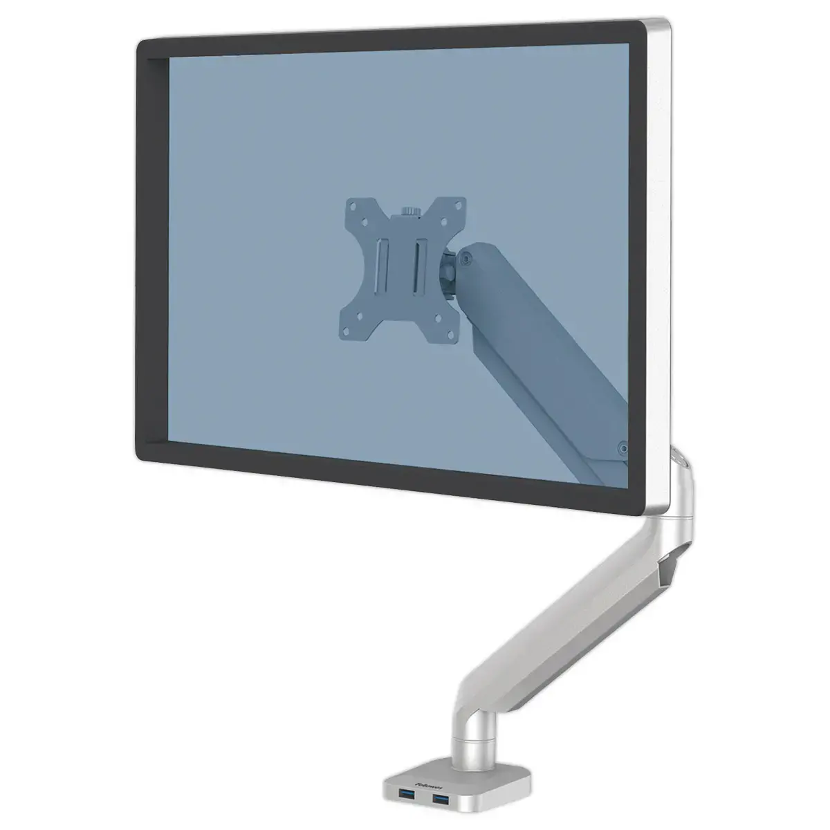Bras porte-écran simple Platinum Series - Argent - FELLOWES