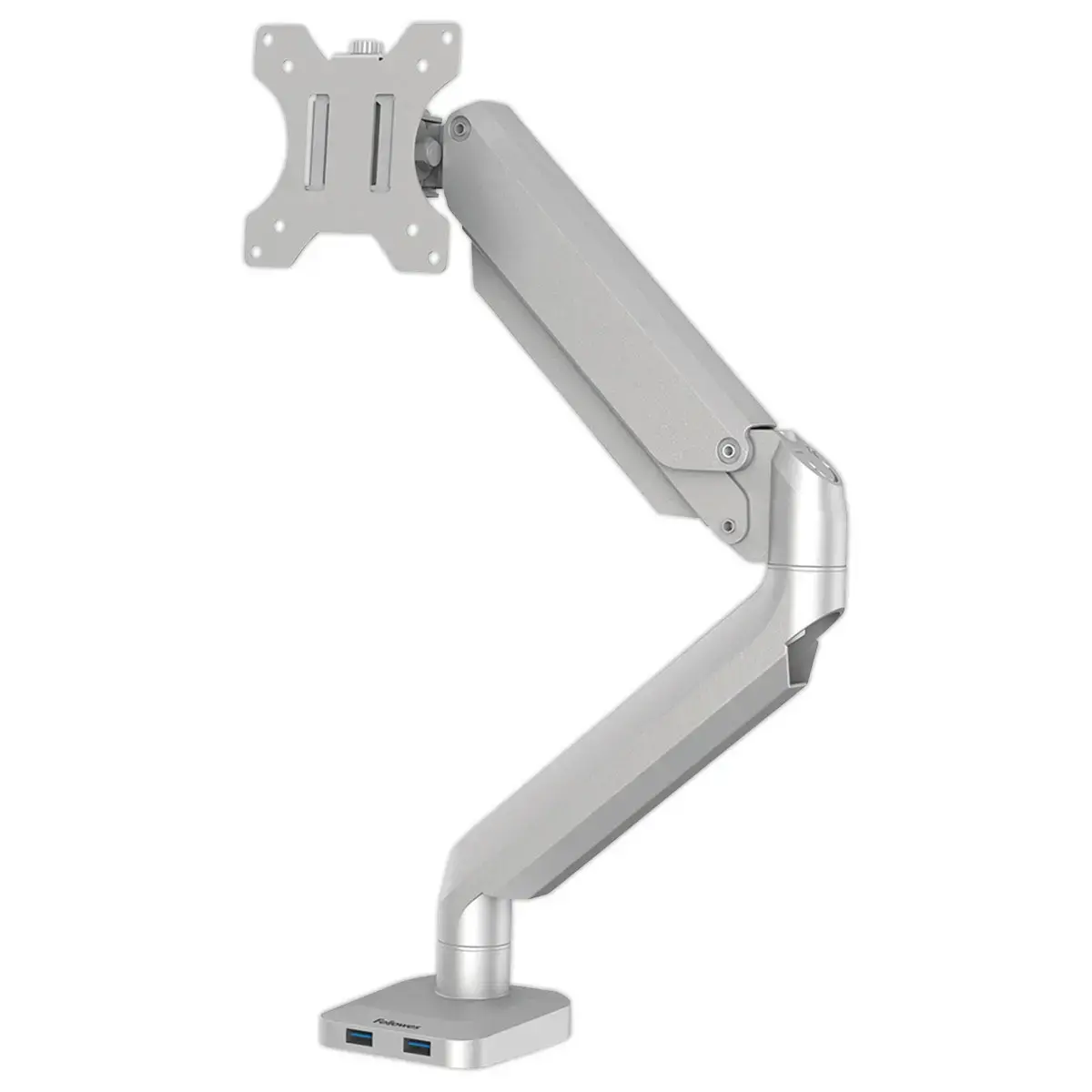 Bras porte-écran simple Platinum Series - Argent - FELLOWES