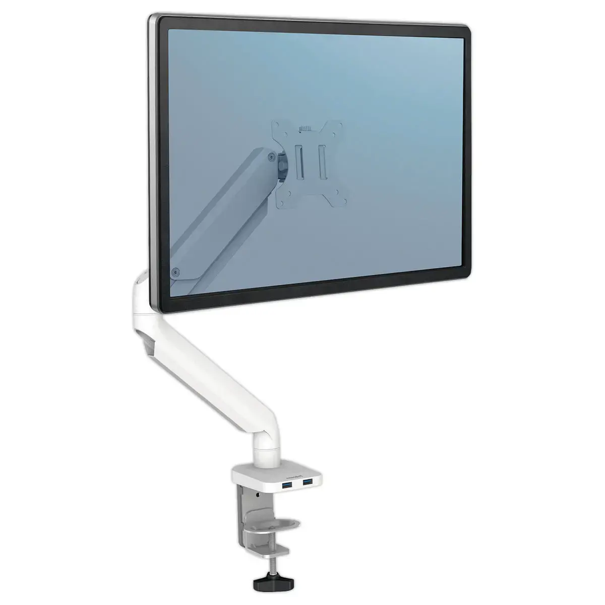 Bras porte-écran simple Platinum Series - Blanc - FELLOWES